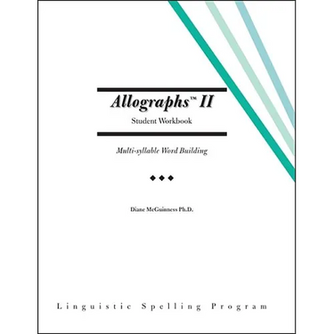 Allographs Ii Student Workbook: Linguistic Spelling Program