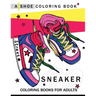 Sneaker coloring book: A Shoe coloring book for Adults