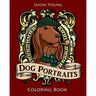 Dog Portraits Coloring Book: Dog Coloring Books for Adults