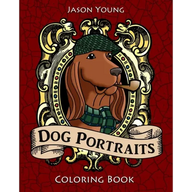 Dog Portraits Coloring Book: Dog Coloring Books for Adults