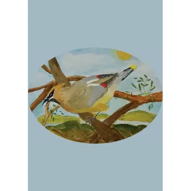 The Stone Soup Sketchbook (small): Sierra Glassman - Cedar Waxwing - unlined