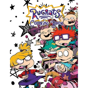 Rugrats Coloring Book: +45 Amazing Rugrats Coloring pages for Kids and Adults, +45 Wonderful Drawings - All Characters ( Original Design )