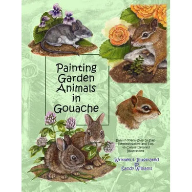 Painting Garden Animals in Gouache
