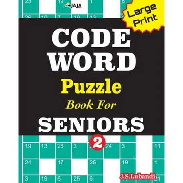 CODEWORD Puzzle Book For SENIORS; Vol.2