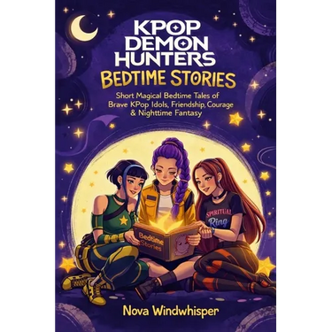 KPop Demon Hunters Bedtime Stories: Short Magical Bedtime Tales of Brave KPop Idols, Friendship, Courage & Nighttime Fantasy Adventures for Kids & Tee