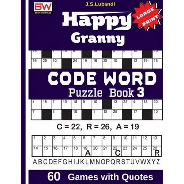 Happy Granny (CODE WORD) Puzzle Book
