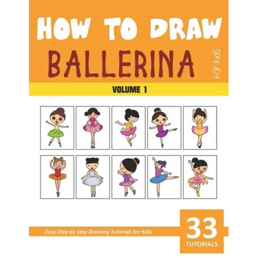 How to Draw Ballerina for Kids - Vol 1