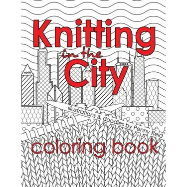 Knitting in the City Coloring Book