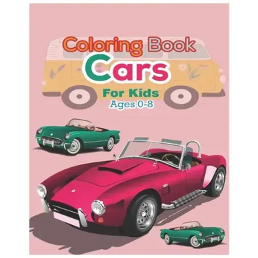 Coloring book Cars for kids Ages 0-8