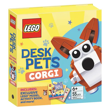 Lego(r) Books. Desk Pets: Corgi