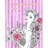 Coloring Books for Girls Ages 8-12: Pretty Elegant Girl Flower Coloring Book For Relaxation, Fun, and Stress Relief