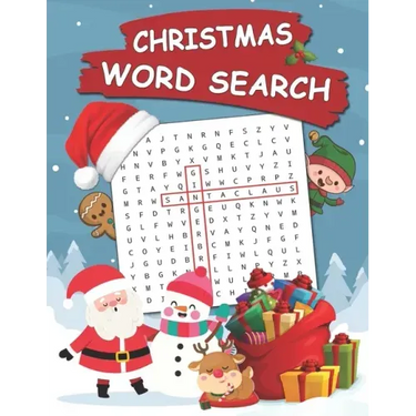 Christmas Word Search: 100 Words Kids Need To Read By 1st Grade Word Search For Clever Kids Ages 4-8