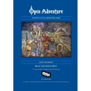 Open Adventure Basic Rulebook (Paperback)