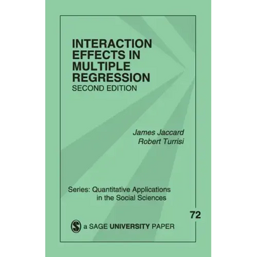 Interaction Effects in Multiple Regression