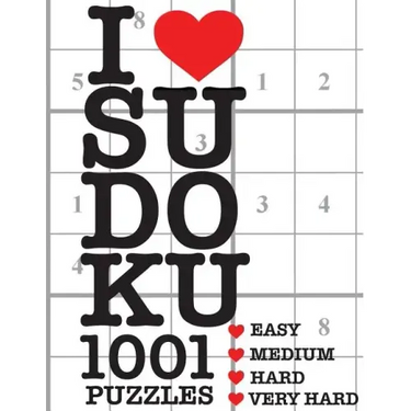 I Love Sudoku 1001 Puzzles: The perfect book for anyone who loves Sudoku.
