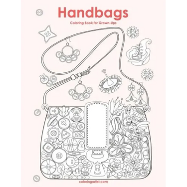 Handbags Coloring Book for Grown-Ups 1