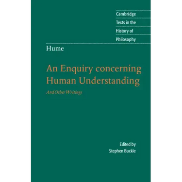 Hume: An Enquiry Conc Human Underst