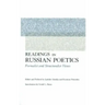 Readings in Russian Poetics: Formalist and Structuralist Views