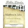 Crosswords Bible Study: Matthew and John Participant Book