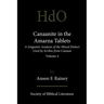 Canaanite in the Amarna Tablets: A Linguistic Analysis of the Mixed Dialect Used by Scribes from Canaan, Volume 4