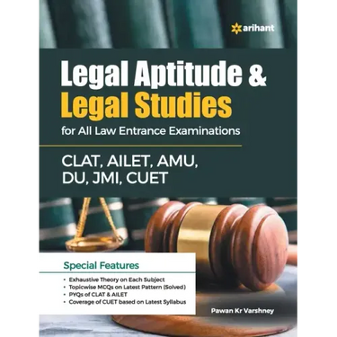 Legal Aptitude & Legal Studies For All Law Entrance Examinations CLAT, AILET, AMU, DU, JMI, CUET