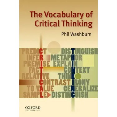 The Vocabulary of Critical Thinking