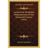 Lectures On Ten British Mathematicians Of The Nineteenth Century (1916)