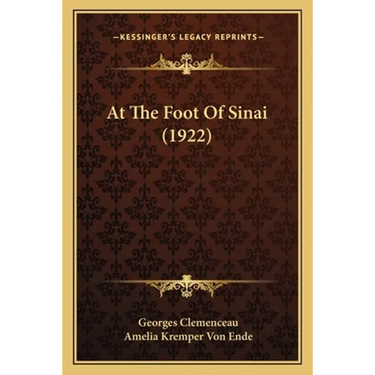 At The Foot Of Sinai (1922)