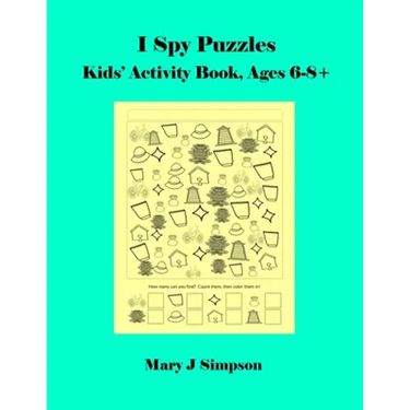 I Spy Puzzles: Kids' Activity Book, Ages 6-8+