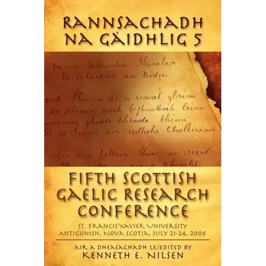 Rannsachadh Na Gaidhlig 5: Fifth Scottish Gaelic Research Conference