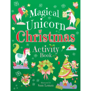 Magical Unicorn Christmas Activity Book