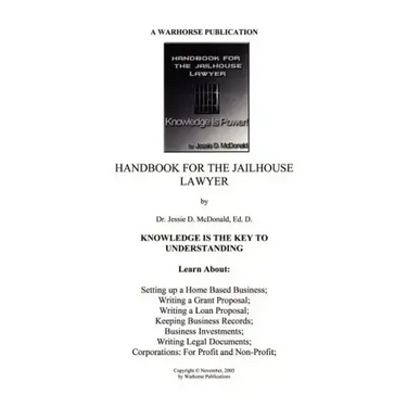 Handbook for Jailhouse Lawyers