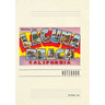 Vintage Lined Notebook Greetings from Laguna Beach, California