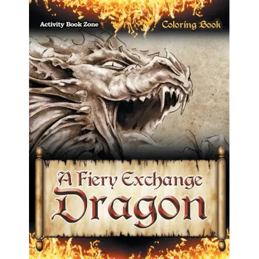 The Dragons of The Game of Thrones Coloring Book