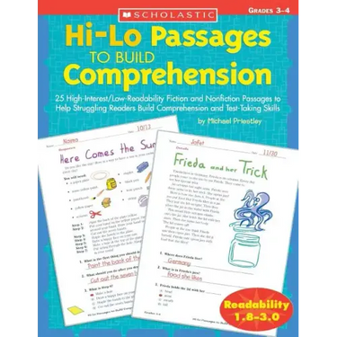 Hi-Lo Passages to Build Comprehension: Grades 3-4