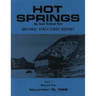 Hot Springs Big Bend National Park Historic Structures Report: Part 1 Historical Data