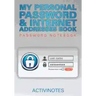 My Personal Password & Internet Addresses Book - Password Notebook