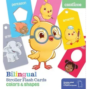 Canticos Bilingual Stroller Flash Cards: Colors & Shapes
