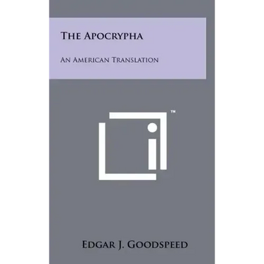 The Apocrypha: An American Translation