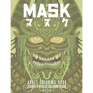 Mask Adult Coloring Book: マスク大人の塗り絵