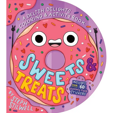 Sweets and Treats: A Delish Delights Coloring and Activity Book