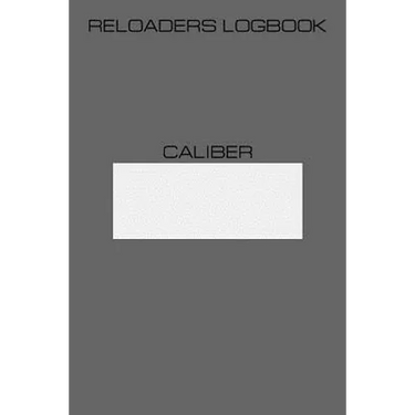 Reloaders Logbook