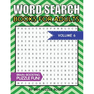 Word Search Books For Adults: 100 Word Search Puzzles For Adults - Brain-Boosting Fun Vol 6