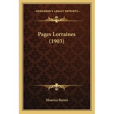 Pages Lorraines (1903)