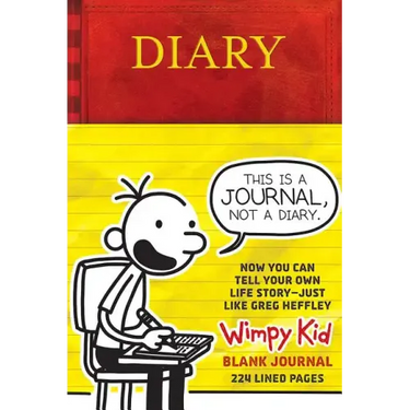 The Diary of a Wimpy Kid Blank Journal: 224 Lined Pages and Jeff Kinney Spot Art Throughout