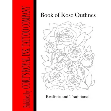 Book of Rose Outlines: Book of rose outlines coloring book