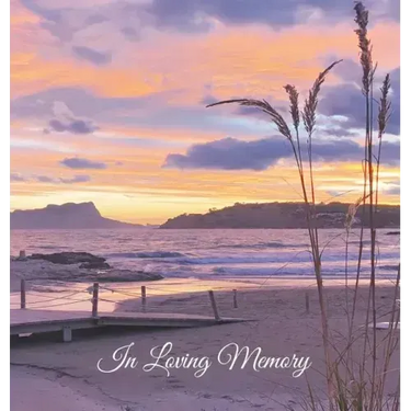 Funeral Guest Book, "In Loving Memory" Memorial Service Guest Book, Condolence Book, Remembrance Book for Funerals or Wake: HARD COVER. A lasting keep