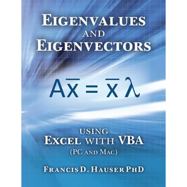 Eigenvalues and Eigenvectors using Excel with VBA