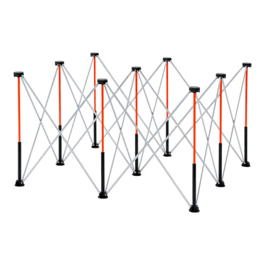 Portable Folding Workstand 4.15 x 4.15ft Collapsible Work Stand 3500lbs Capacity