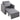 Sleeper Sofa Bed, Convertible Sleeper Bed with Side Pocket, Pillow, Armrest and Desk Board, 5 Adjustable Angles Backrest, Single Pull Out Sofa Couch with 2 Wheels and Bottom Storage, Gray